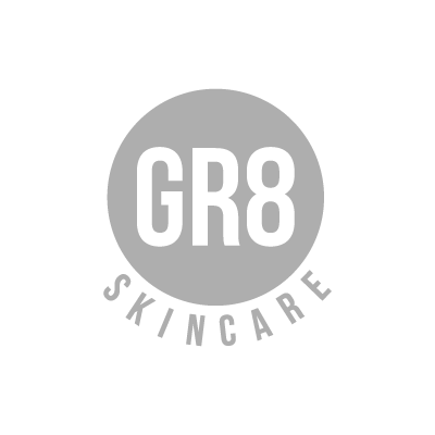Logo for Gr8 Skincare, a youth-driven skincare brand.
